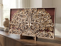 3D Tree of Life Laser Cut File, Layered Mandala Wood Art
