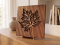 Maple Leaf – 3D Laser Cut Wall Art SVG, Intricate Botanical Leaf Design, Fall Decor Mandala Style - A0017