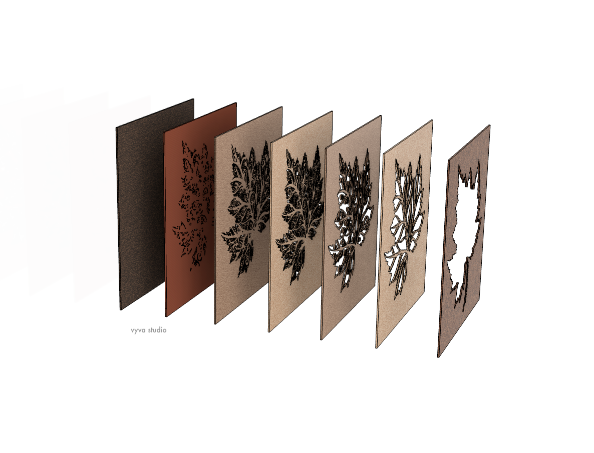Maple Leaf – 3D Laser Cut Wall Art SVG | Intricate Botanical Leaf Design | Fall Decor Mandala Style | Cricut & CNC File for Laser Cutting
