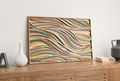 Nature Flow, 3D Layered Wall Art, Laser Cut File - A0079