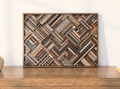 3D Geometric Tapestry Laser Cut File, Layered Tribal Wall Art, Intricate Mosaic Design